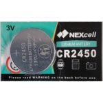 NEXcell litijumske baterije CR2450 3V