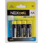 NEXcell alkalne baterije LR6 1.5V AA/4